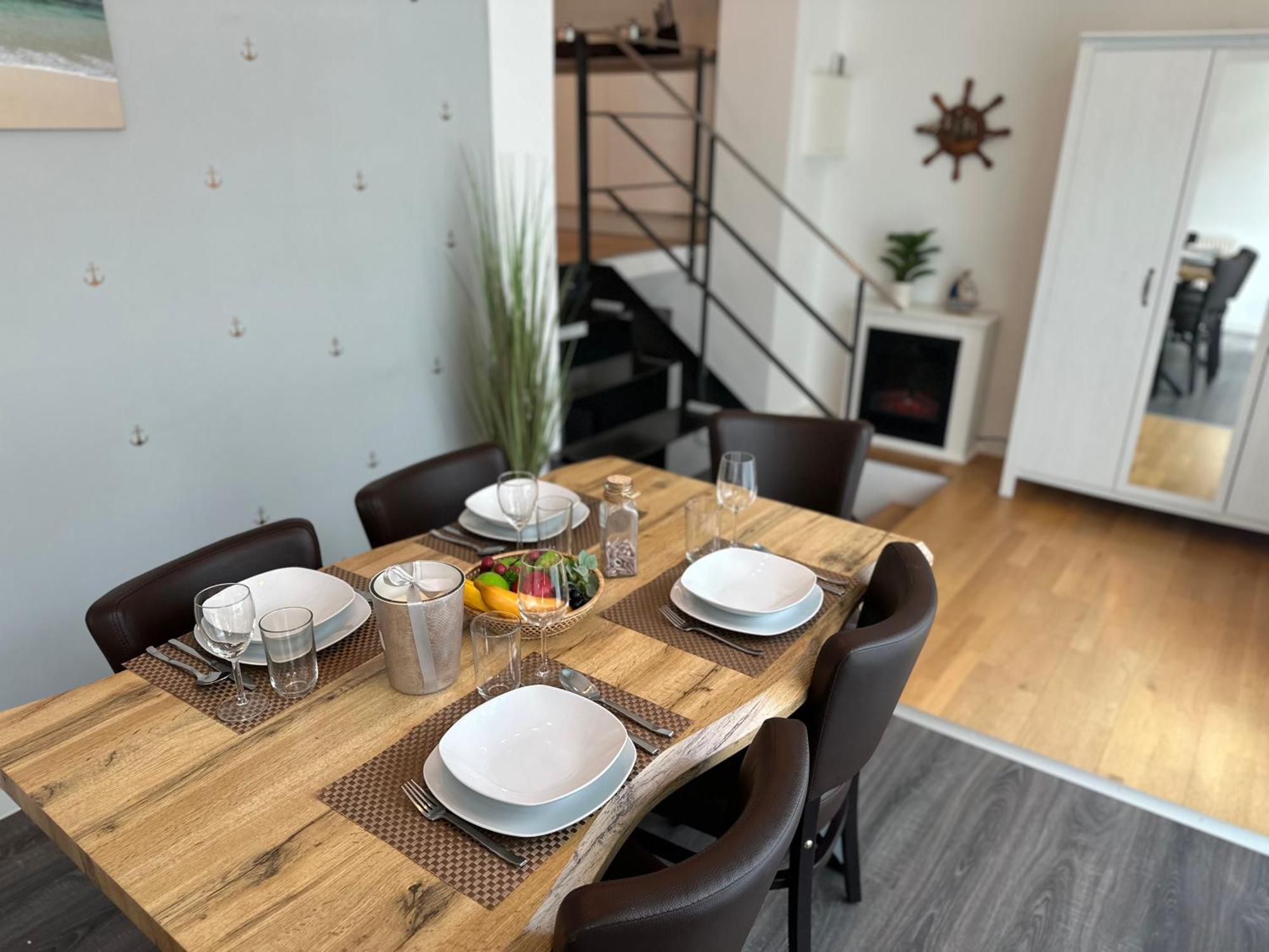 Ferienwohnung Nautica 450M Zum Strand Familienfreundlich Rostock Esterno foto