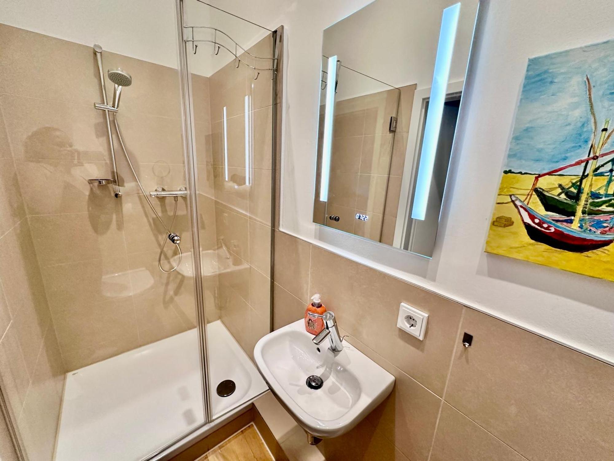 Ferienwohnung Nautica 450M Zum Strand Familienfreundlich Rostock Esterno foto