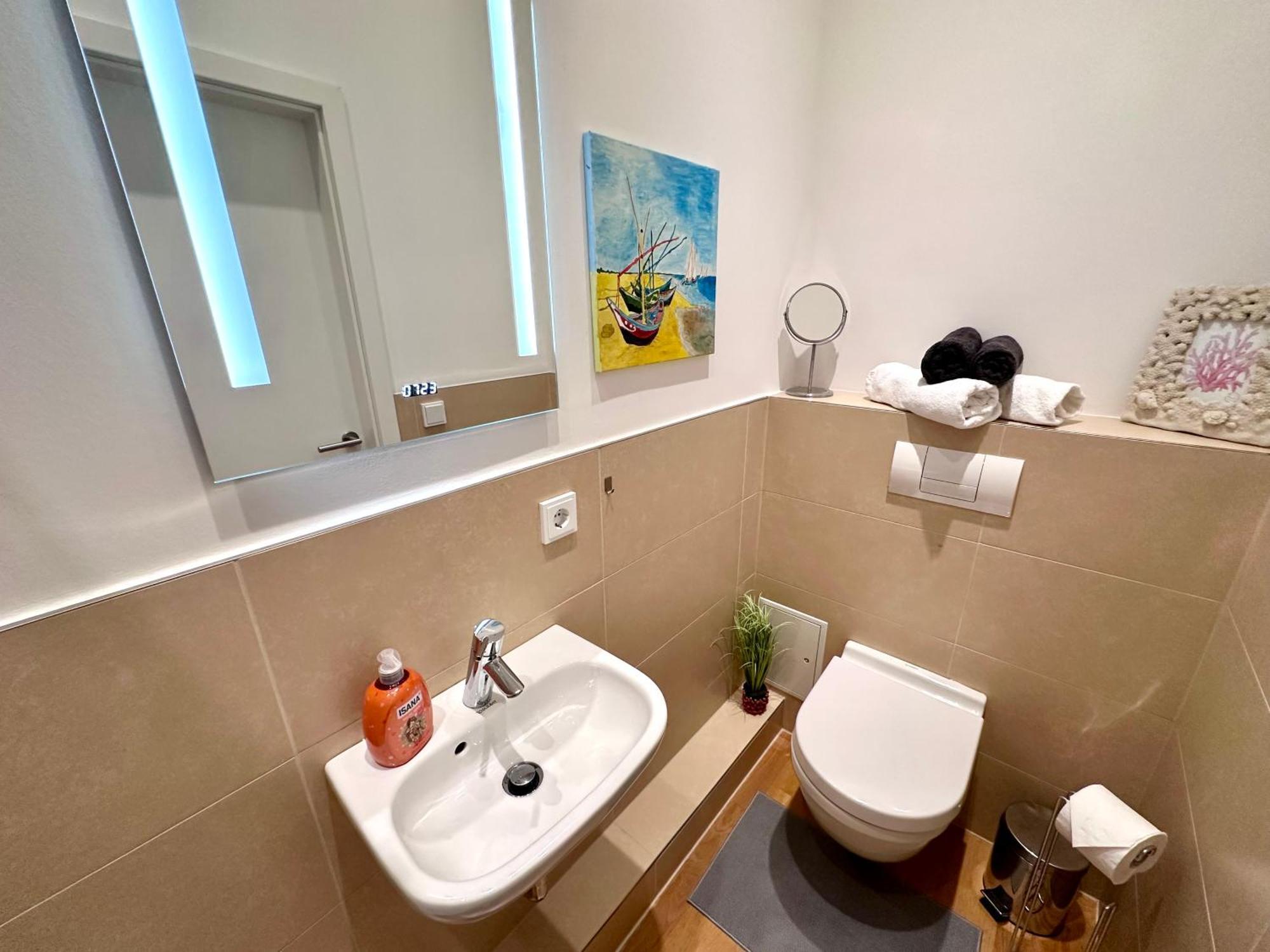 Ferienwohnung Nautica 450M Zum Strand Familienfreundlich Rostock Esterno foto